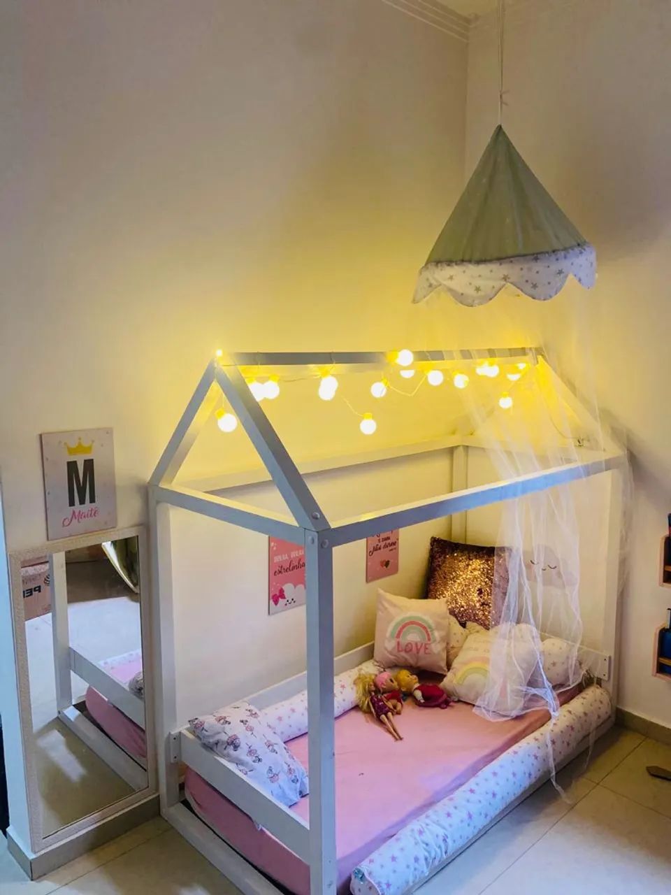 Cama Montessoriana (Casinha Infantil) com colchão 