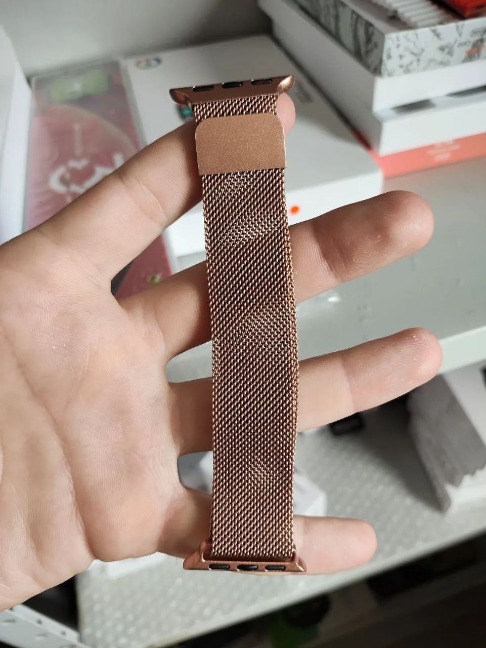 PULSEIRA DE AÇO SMARTWATCH 40/41/42MM - Foto 2