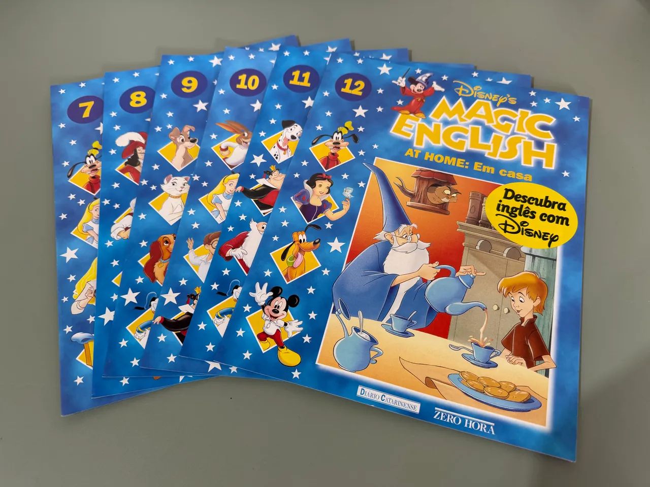 Inglês- Revistas Disney Magic English - 1999 - Livros e revistas