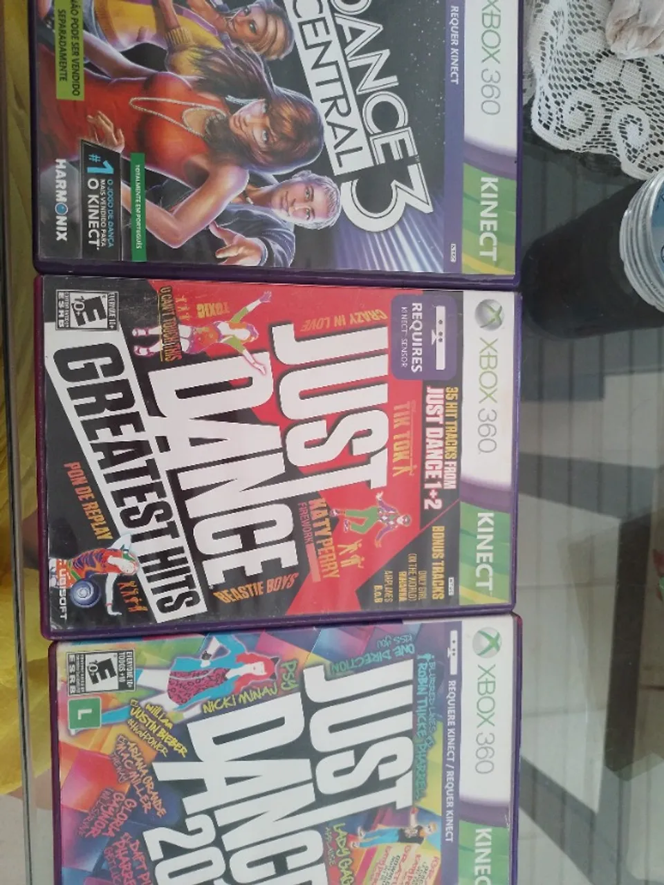 Três jogos coleção Just dance xbox360