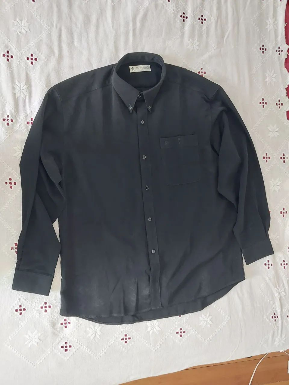 Camisa Social Masculina Preta