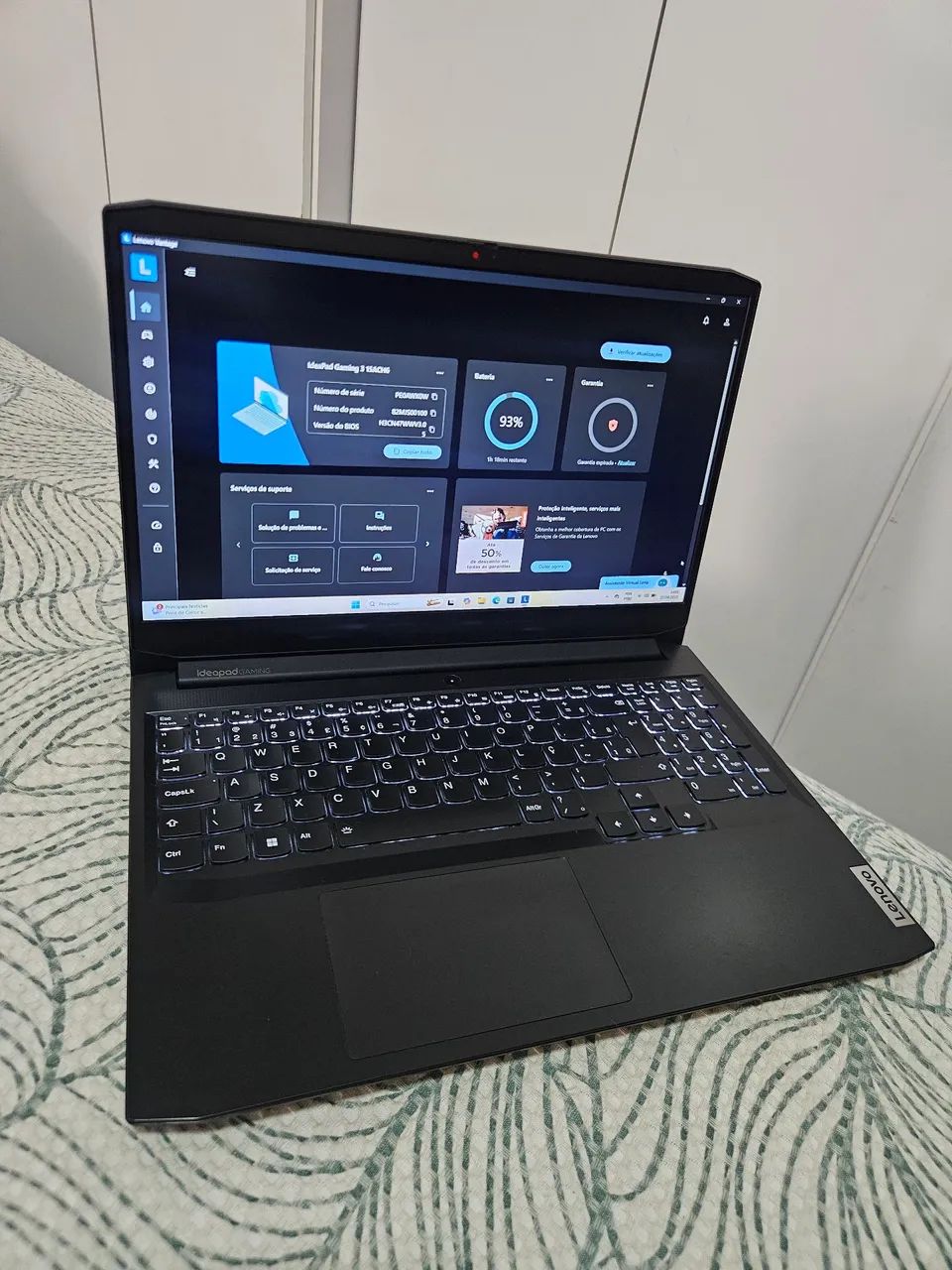 Notebook gamer Lenovo com Ryzen 7 5800H e RTX 3060 muito novo! - Foto 2