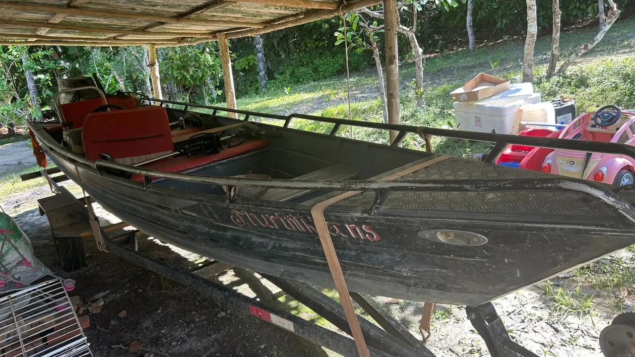 Barco de Alumínio + Motor + Caiaque