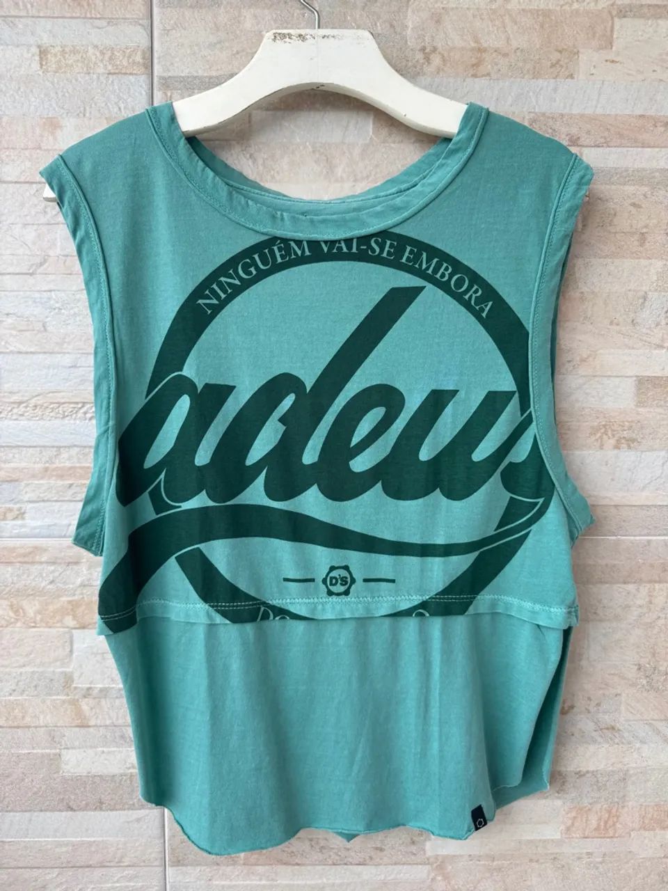 Camiseta regata feminina -  Adeus