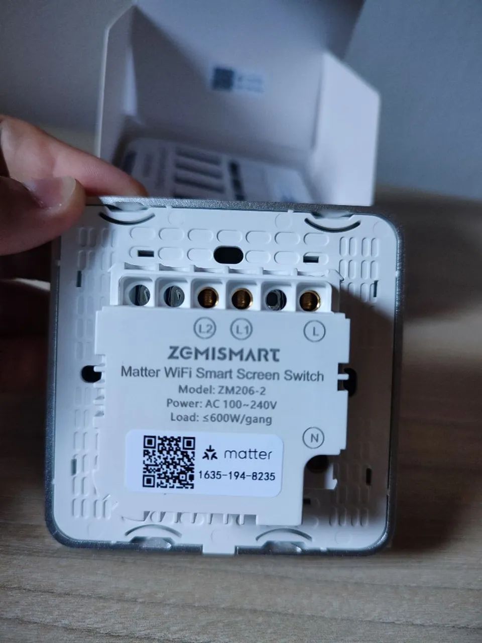 Interruptor Matter Wi-fi Smart Zemismart - Foto 3