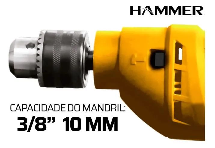 Furadeira de impacto 570 w hammer - Foto 4