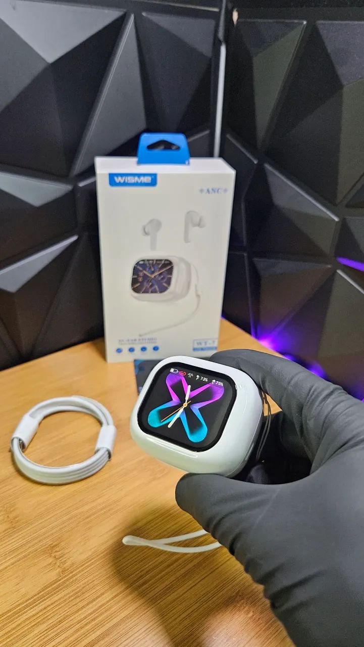 Fone de ouvido TWS Wisme WT-7 com ANC - Foto 5