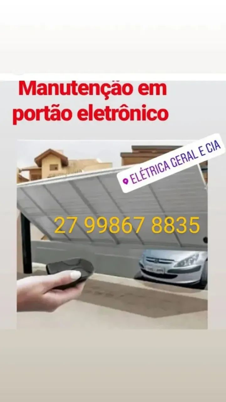 Portão eletrônico manutenção