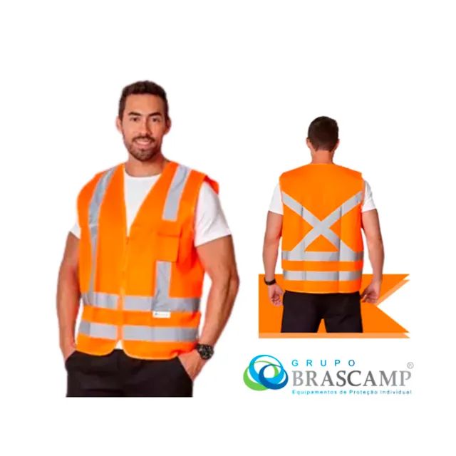 Colete Blusão Poliest 4 Bolsos EXG Brascamp