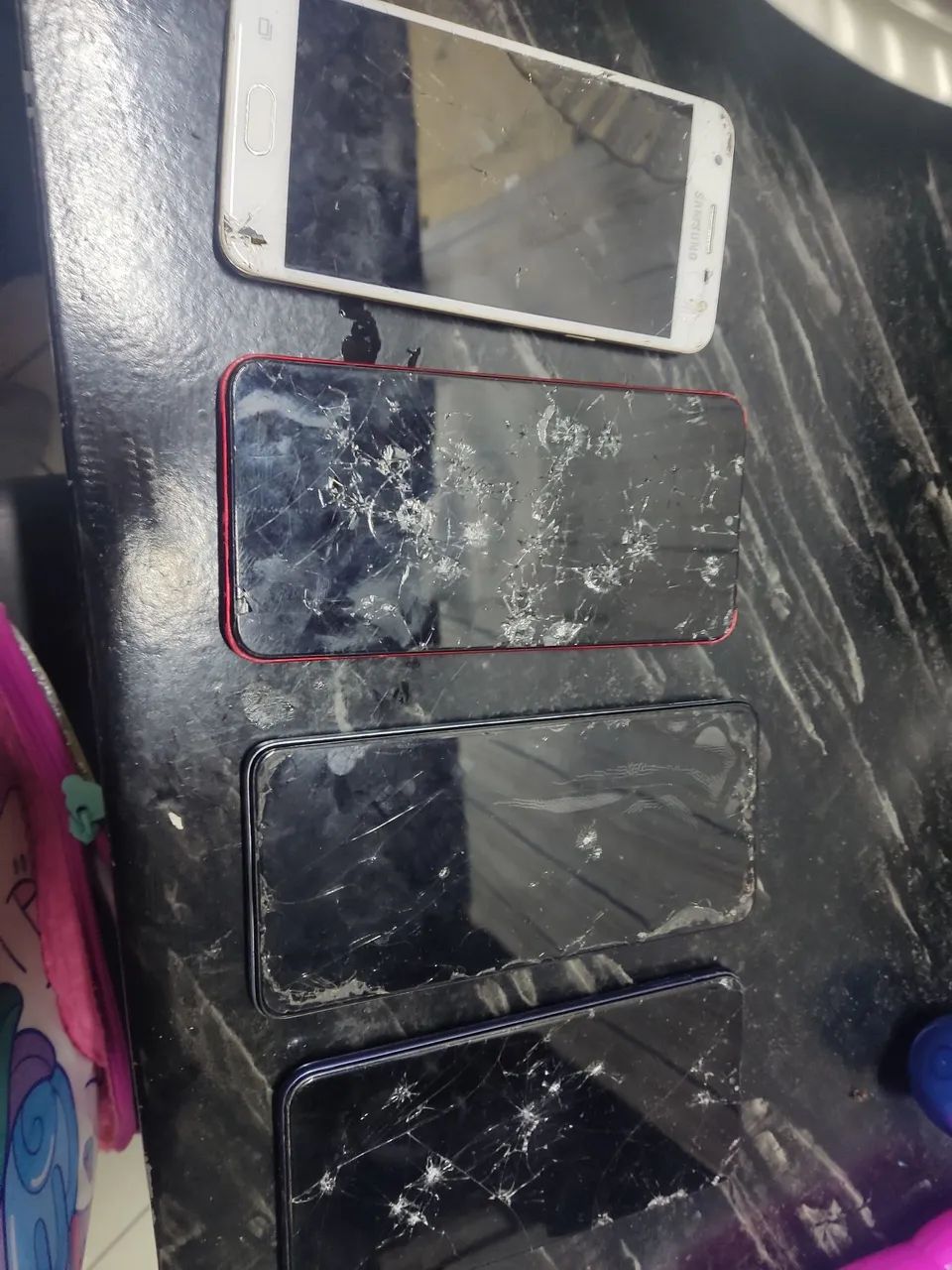 Telas de Celular Danificadas - Diversas Marcas