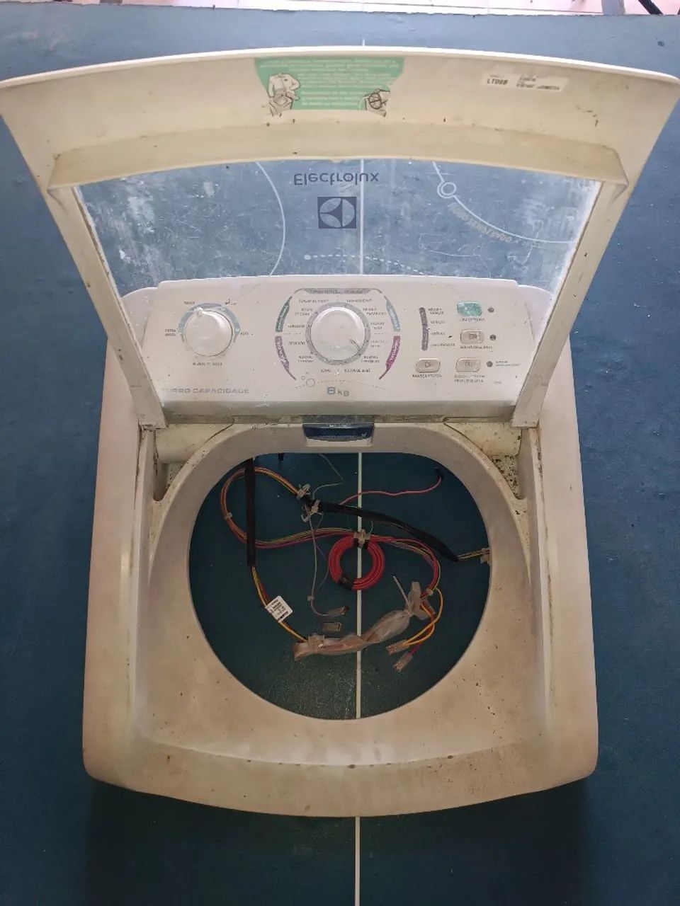 Máquina de lavar Eletrolux LT09B " tampa superior e chicote completo,sem placa de comando" - Foto 2