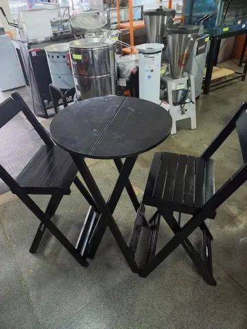 JOGO DE MESA BISTRO PRETA 