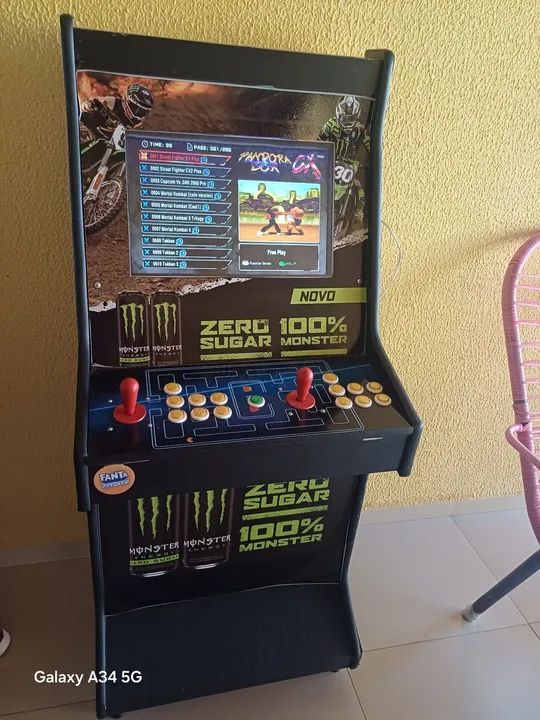 Fliperama - Máquina de Arcade Pandora Box CX - 300 Jogos