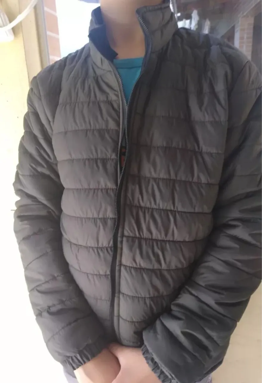 Jaqueta GG Acolchoada Cinza CORTA VENTO