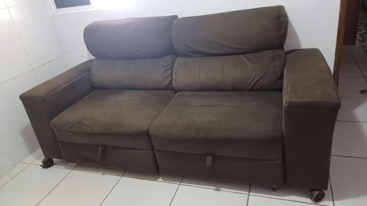 Sofá Cama 3 Lugares - Ótimo estado! - Foto 2