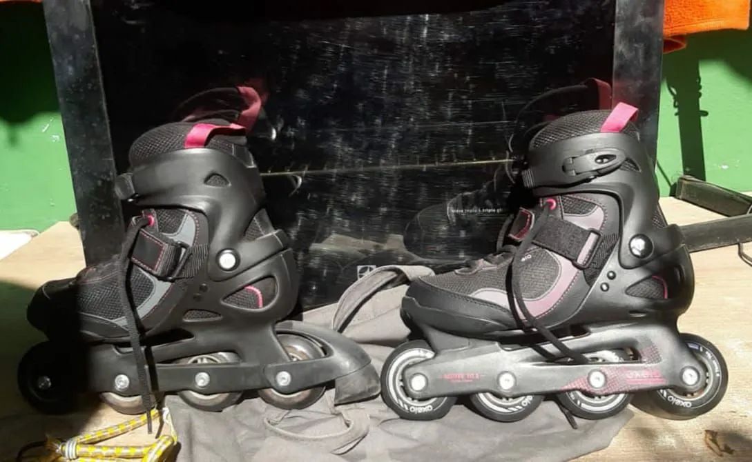Kit Patins com Equipamentos de Proteção - Foto 4