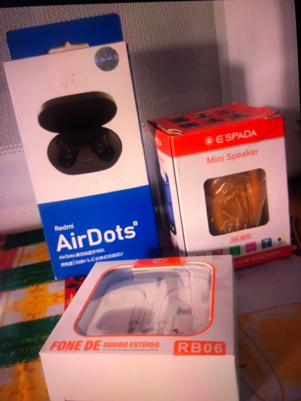 Fone de ouvido e Mini Speaker - Diversos