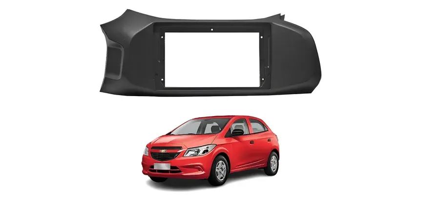 Acabamento Moldura 7'' Polegadas 2din Modelo Onix Joy LT LTZ Prisma até 2020
