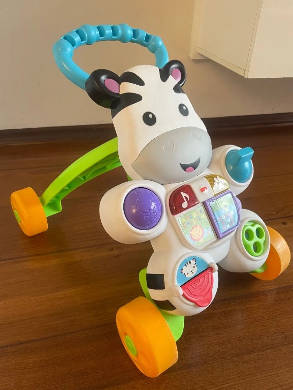 Andador Zebra Com Som Original Fisher Price  - Foto 2