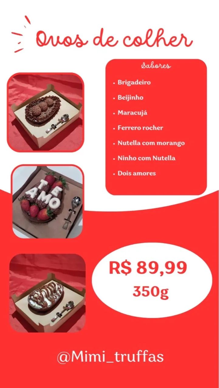  CHOCOLATES ARTESANAIS - FAÇA SUA ENCOMENDA PARA A PÁSCOA! ?  - Foto 2