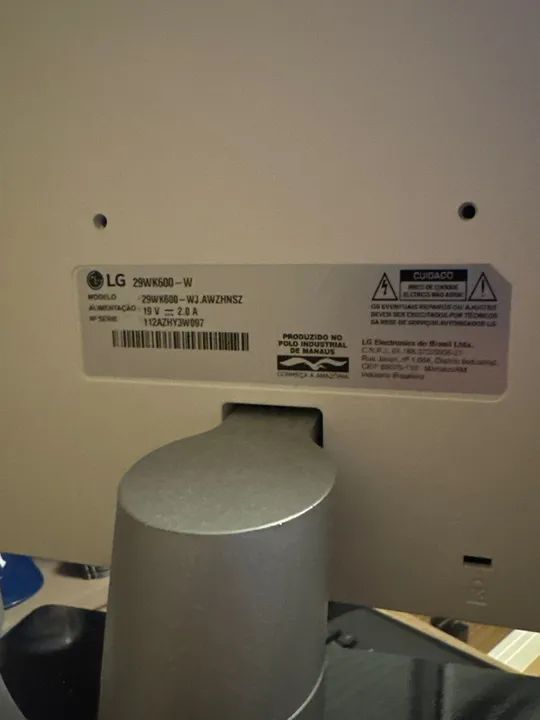 Monitor LG 29? UltraWide Full HD Inclinação 75Hz 5ms Branco 29WK600 - Foto 2