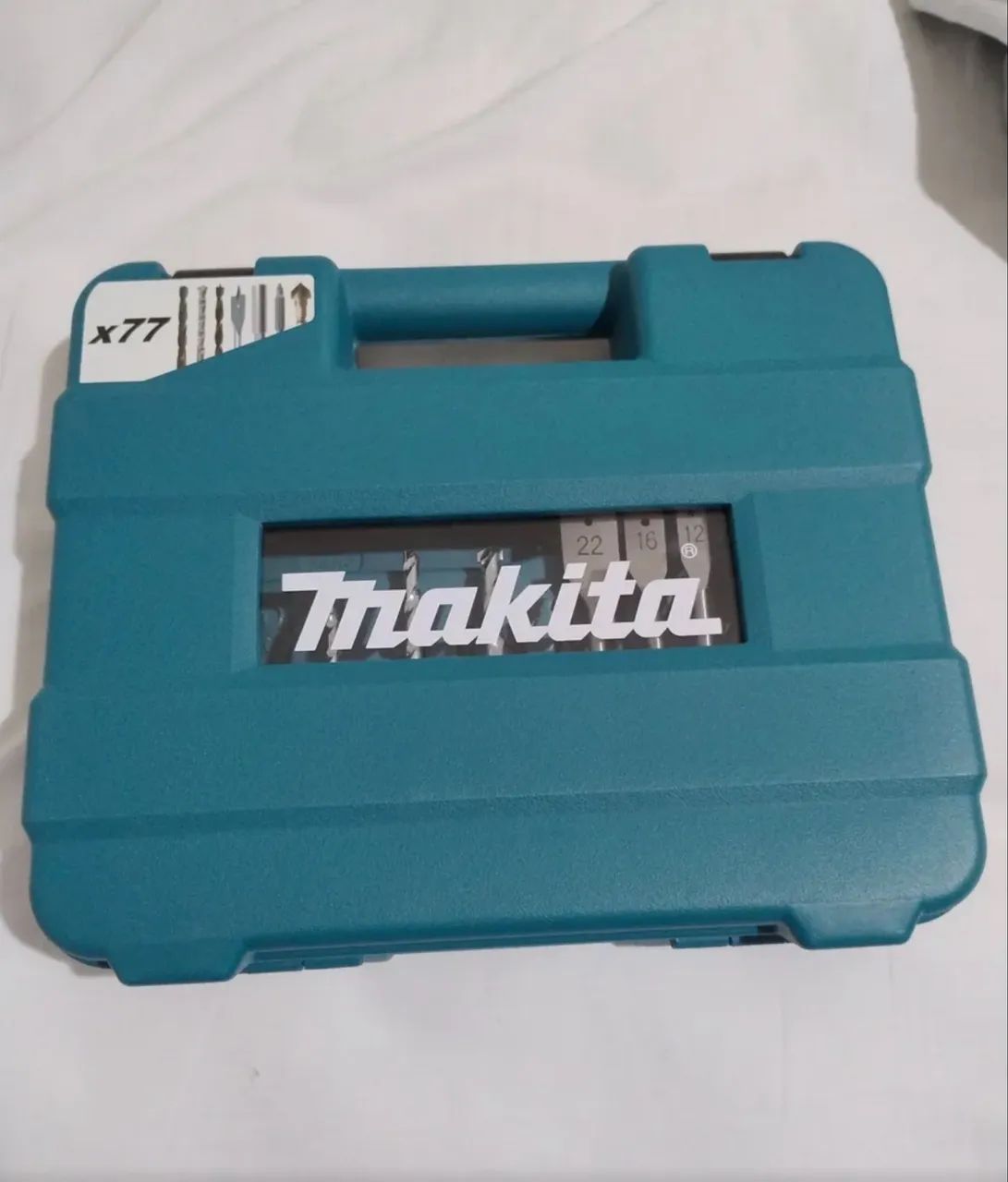 Kit Makita 77 pçs Brocas Soquete Jogo Bits P/ Furadeira Parafusadeira D-47226 - Foto 4