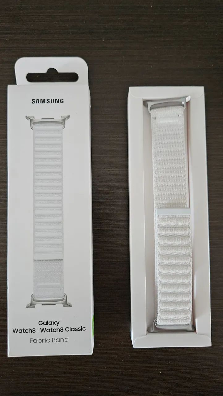 Pulseira original Galaxy Watch 8 - branca