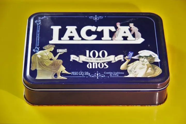 Lata Comemorativa 100 Anos Chocolates Lacta - 1912 - 2012