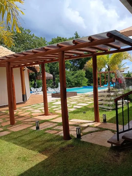 Pergolado de madeira para área externa - Foto 5