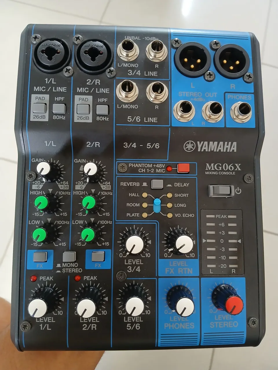 Mesa de Som Yamaha MG06X
