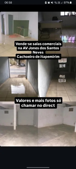 Salas Comerciais na Av Jones Santos Neves