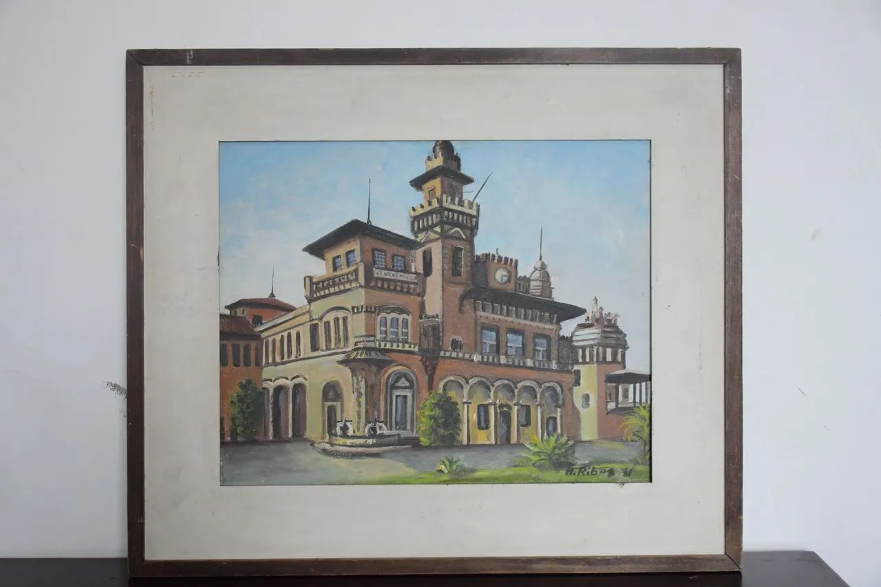 Quadro óleo sobre tela - haroldo ribas 