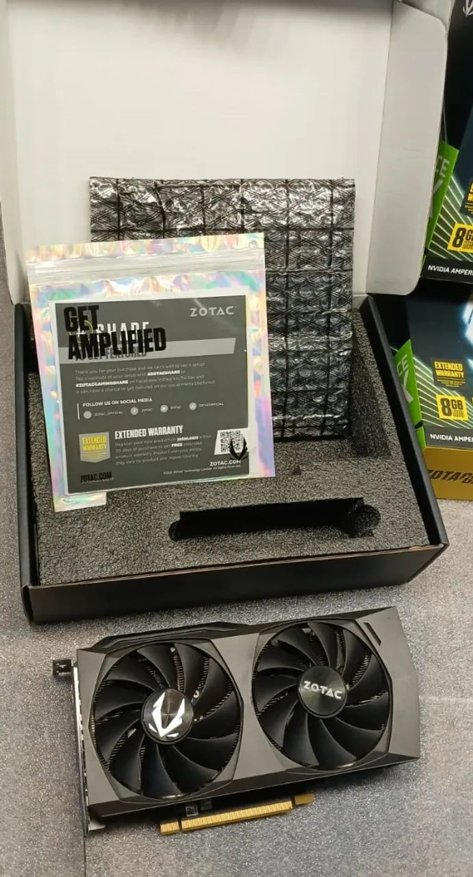 RTX 3060 Ti 8Gb Zotac - Comprada na Kabum - Foto 2