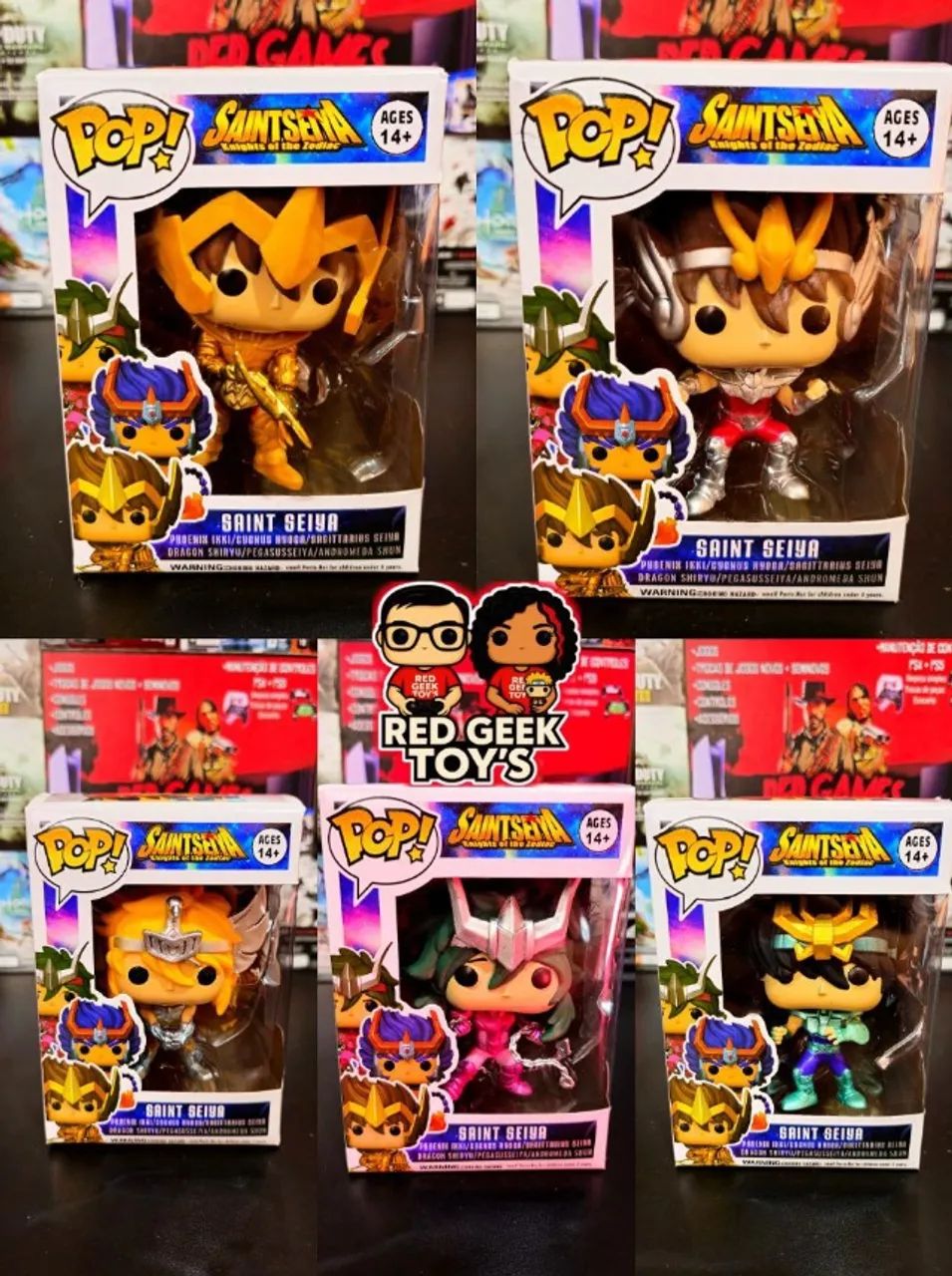 Funko pop Seiya-Cavaleiros do Zodíaco - Foto 2