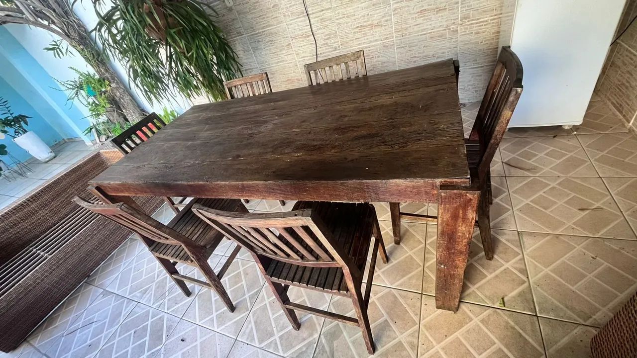 Mesa com 6 cadeiras - Foto 2