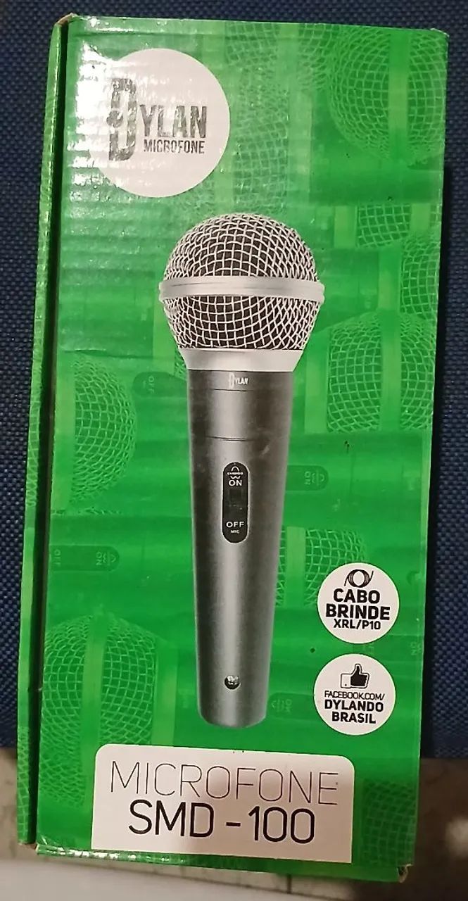 Microfone SMD 100 DYLAN Cabo XLR/P10 - Foto 3