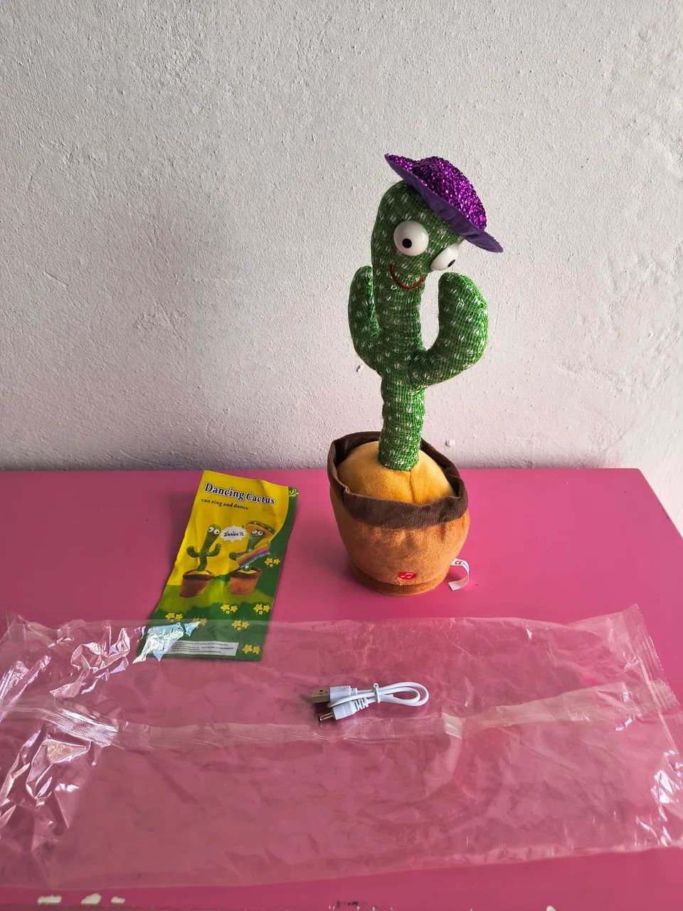 Cacto Dançarino - Brinquedo Musical Interativo