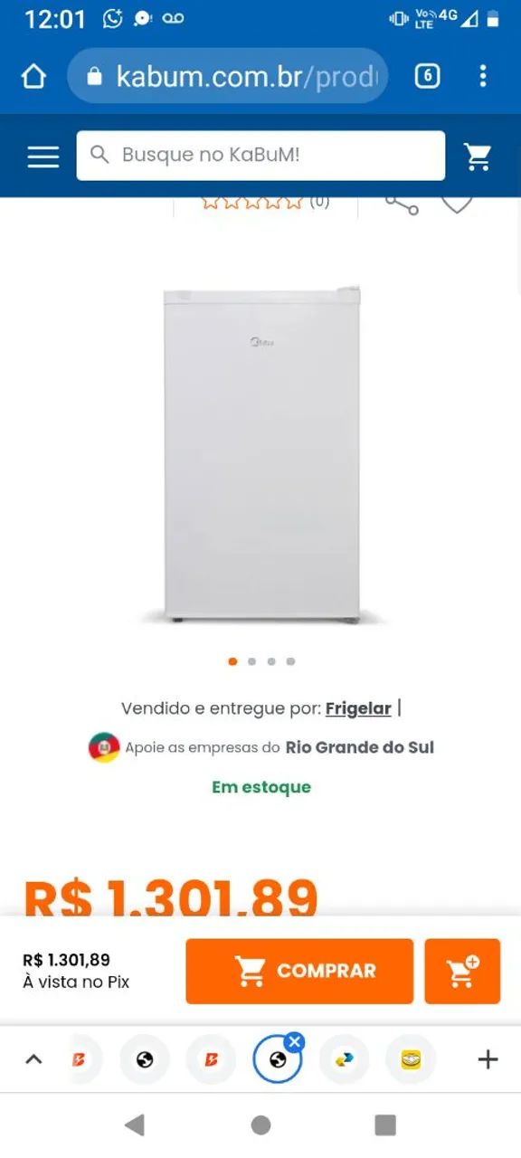 Vendo frigobar 124L na caixa  - Foto 2