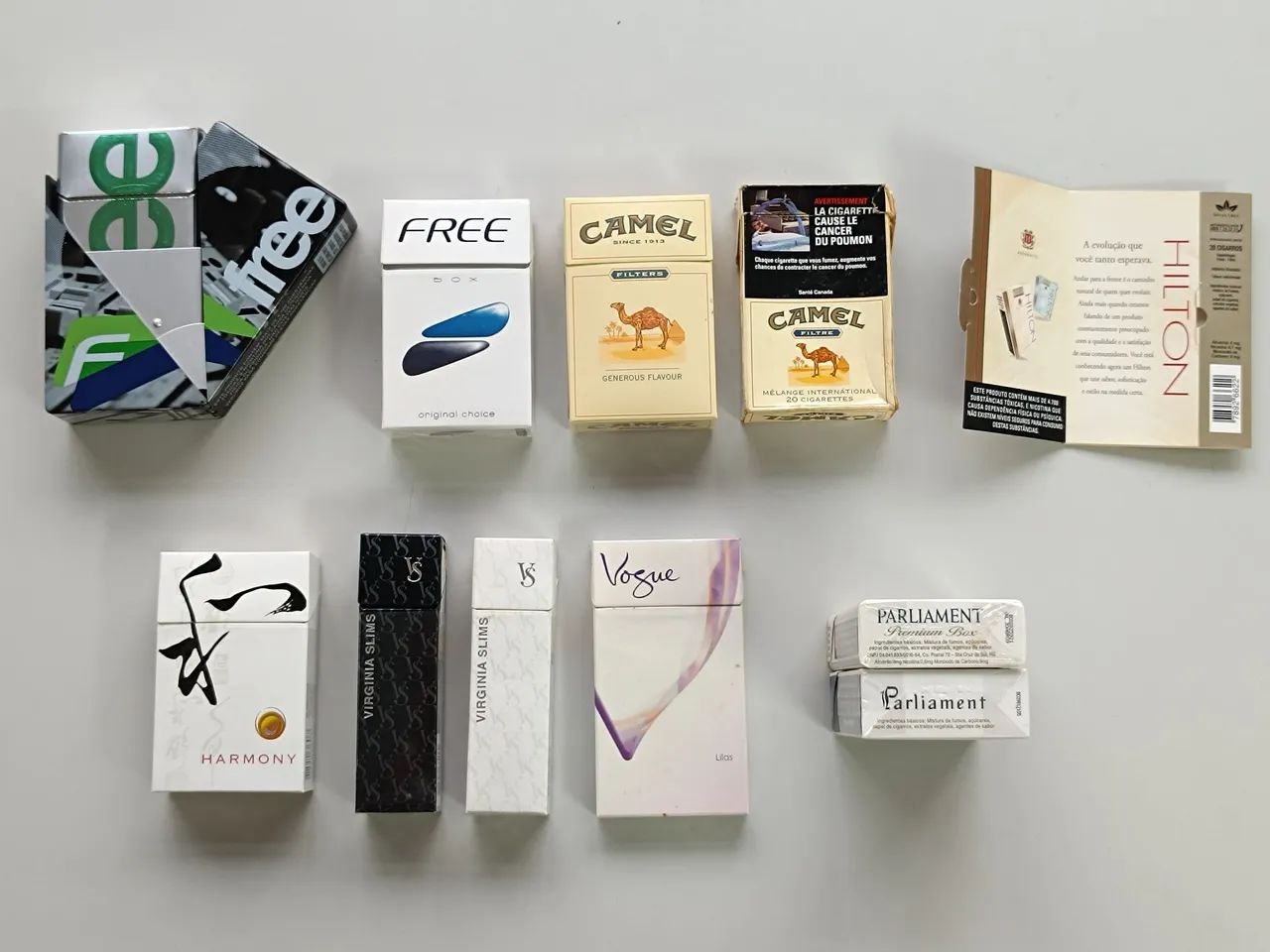Coleção de maços de cigarro + Cigarreira Vazios - Foto 2