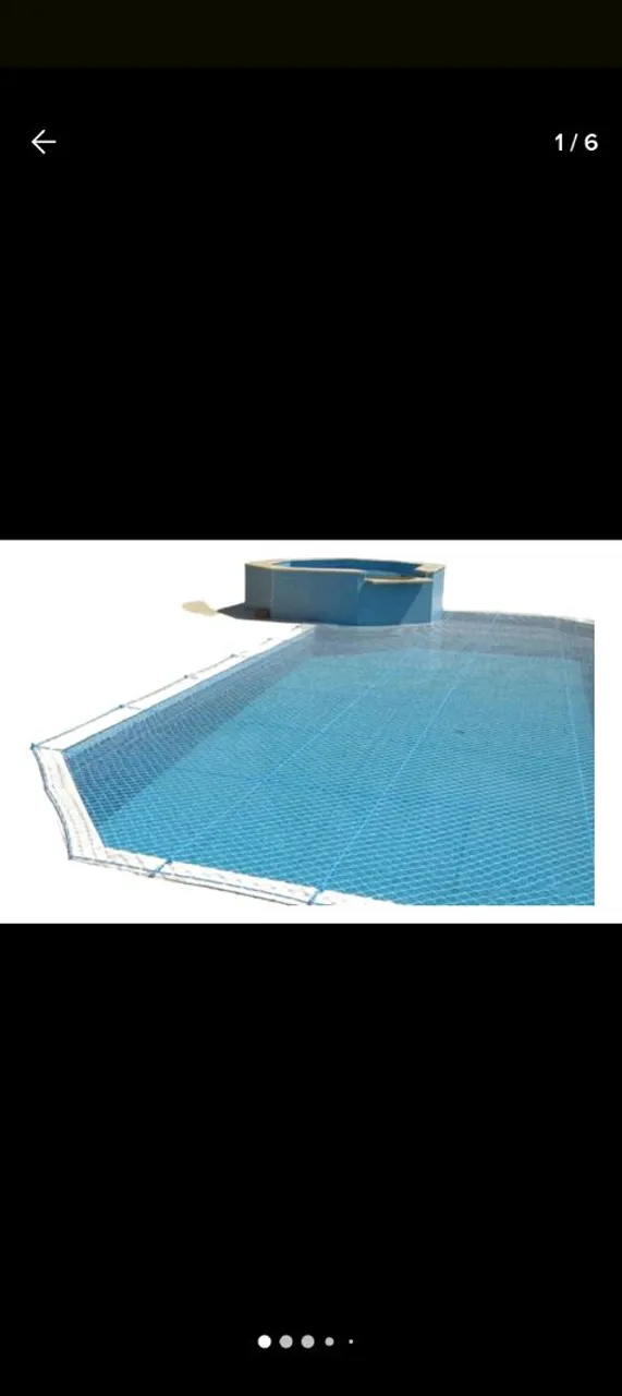 Rede de proteção para piscina