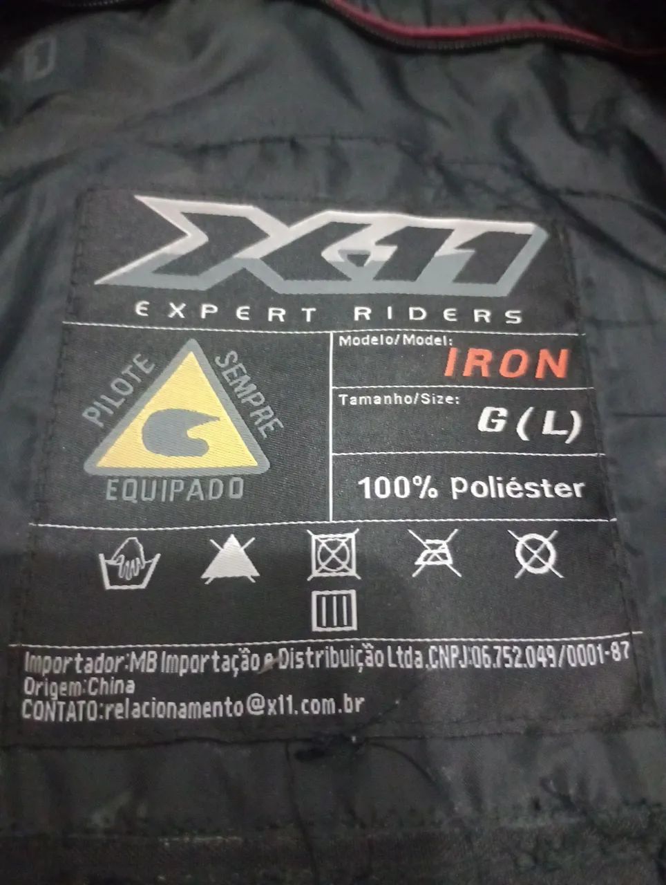 KIT MOTOCICLISTA (JAQUETA + LUVA X11 E CAPACETE LS2) - Foto 4