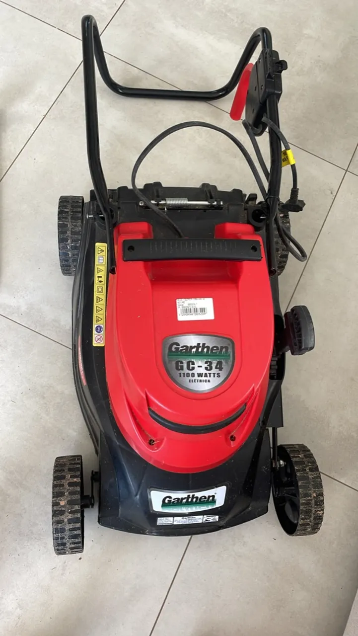 Cortador de Grama Elétrico Garthen GC-34 1100W