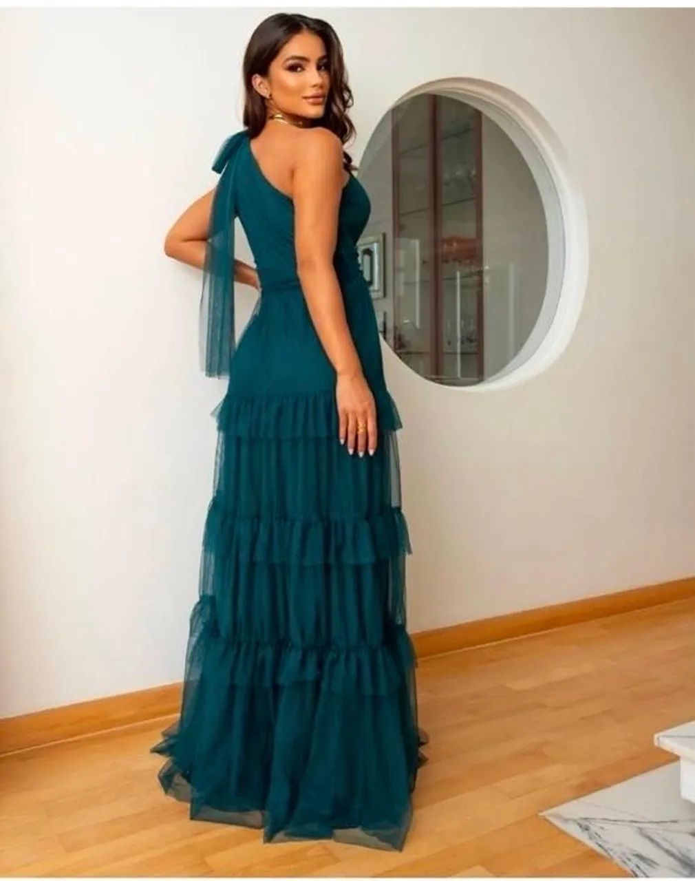 Vestido madrinha verde oliva  - Foto 2