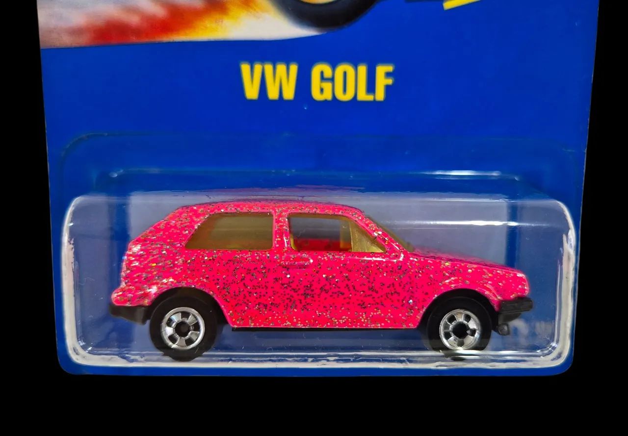 Hot Wheels Volkswagen Golf mk2 Gliter Pink 1990
