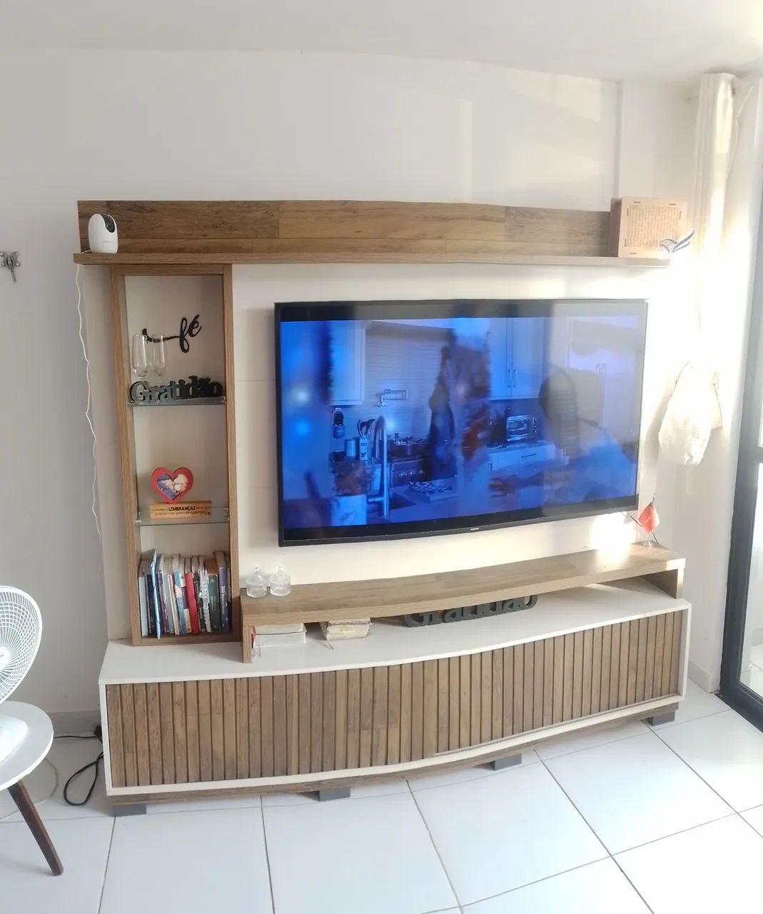 Rack e painel para TV 
