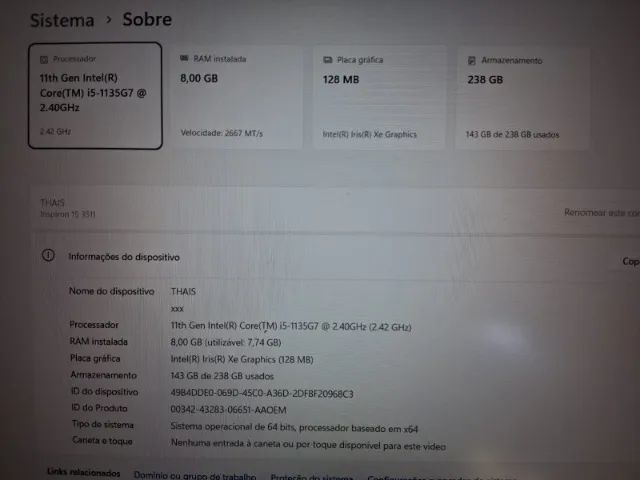 Notebook DELL Inspiron 153511 - Foto 3