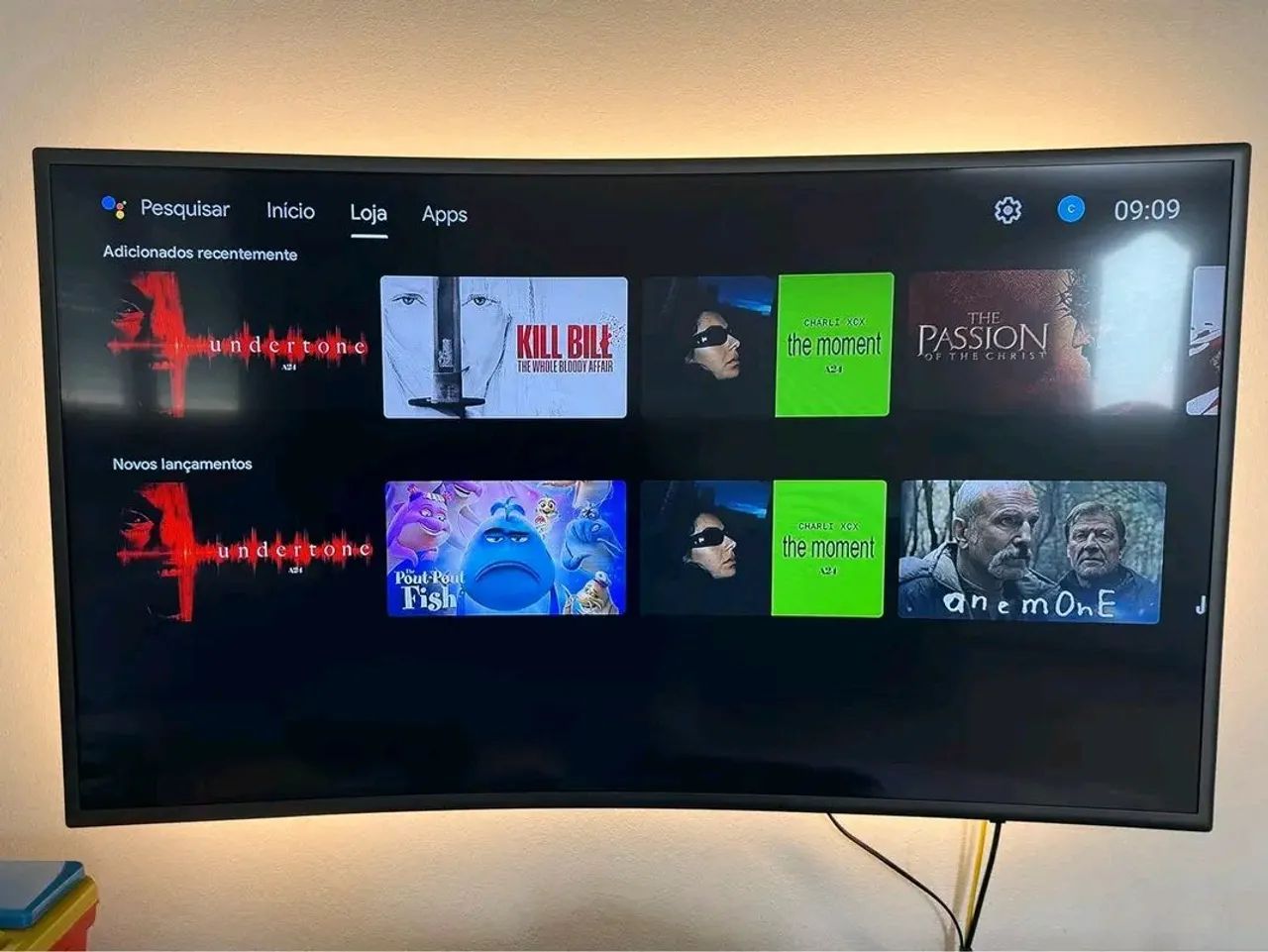 SMARTV 55 POLEGADAS Samsung 4k tela curva  - Foto 3