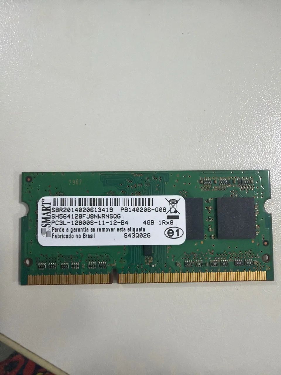 Memória notebook ddr3 4gb 