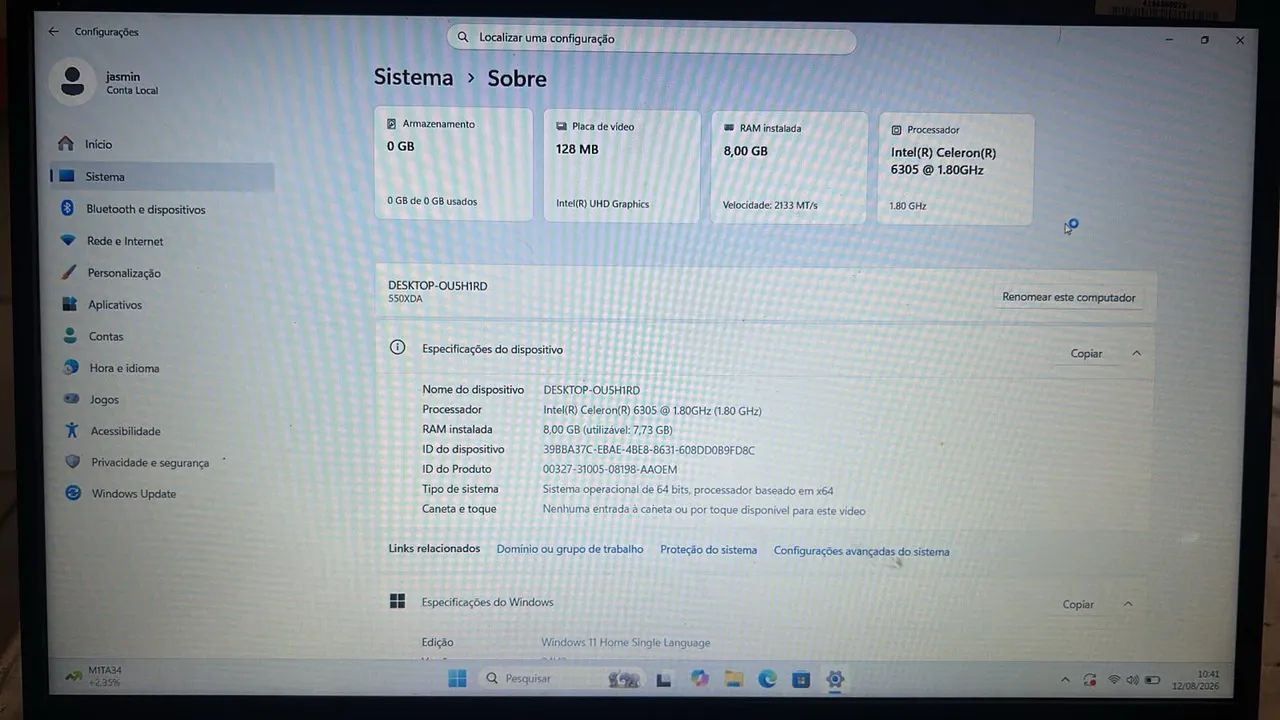 Notebook Samsung  - Foto 2