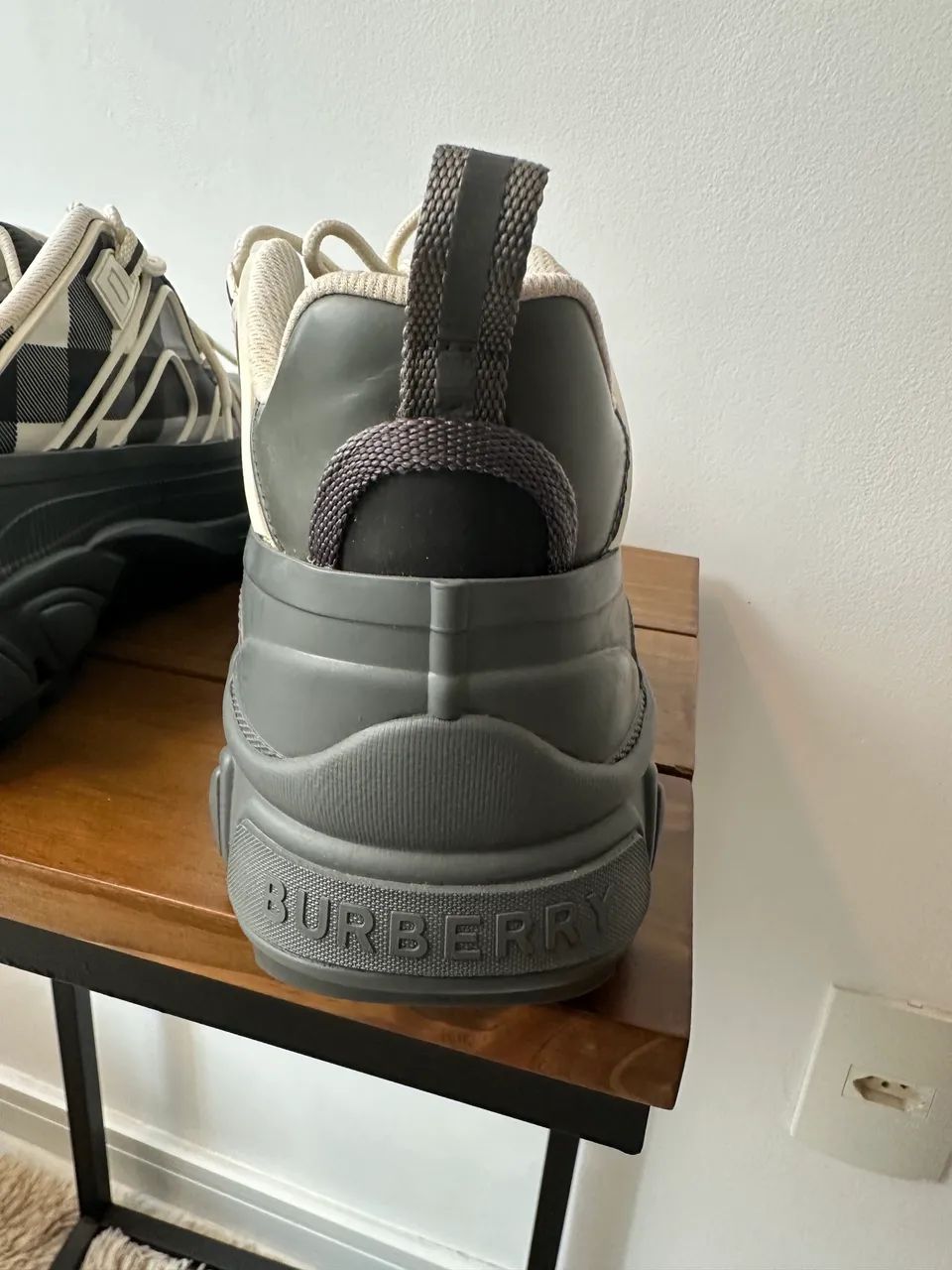 Burberry Cinza Vintage Check - Sneakers - Foto 5